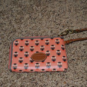 Fossil Owl Wristlet